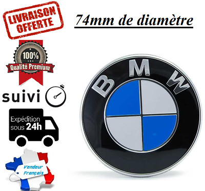 Logo Emblème Logo Coffre M Pour BMW Chromé 73mm Neuf envoie suivi 