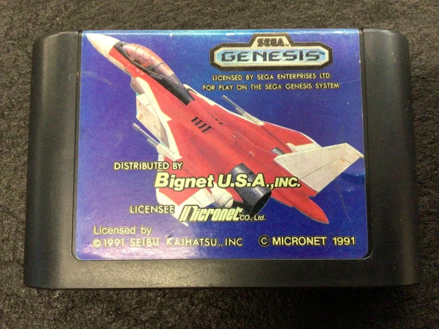 Raiden Trad (Sega Genesis， 1991) cartridge cart only tested