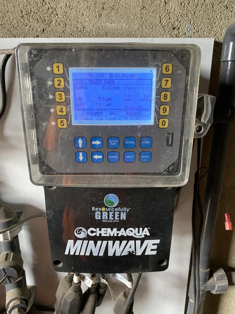 Advantage Controls Xwf5 Chem-Aqua Miniwave Controller Great Condition!!