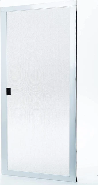 Assembled Sliding Patio Door Screen (White)