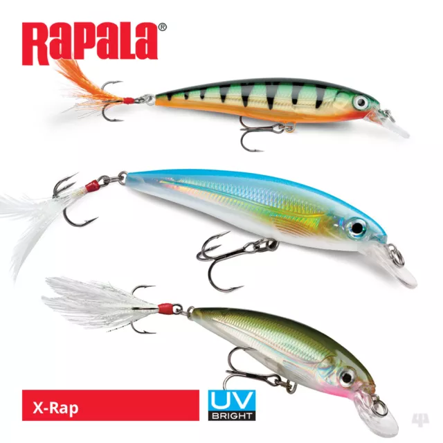 Rapala X-Rap Lures - Pike Perch Zander Bass Salmon Sea Trout Fishing Tackle