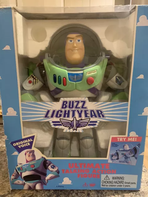 Buzz Lightyear 1995  Toy Story 12" Ultimate Talking Action Figure Boxed - Works