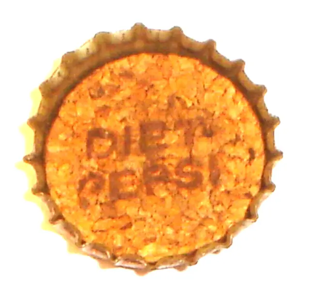 Vintage Diet Pepsi-Cola Cork Lined Soda Pop Bottle Crown Cap Dubuque, Iowa (B25)