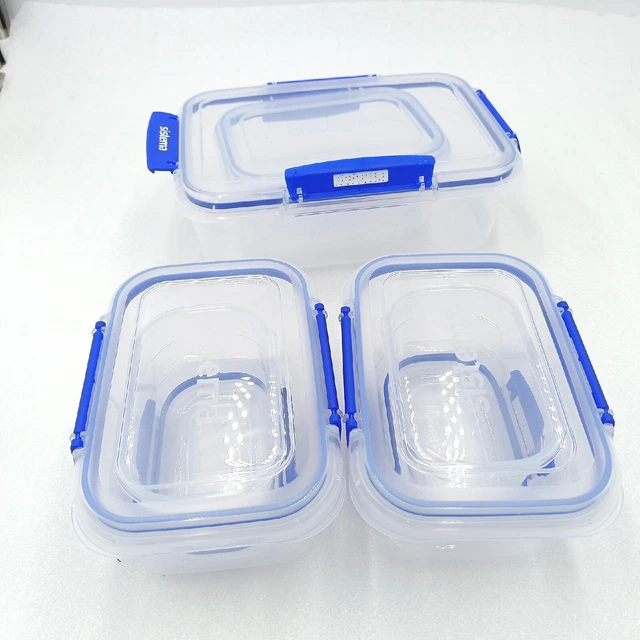 Sistema KLIP IT PLUS Frischhaltedosen 6-teiliges luftdichtes Behälter-Set Hand (