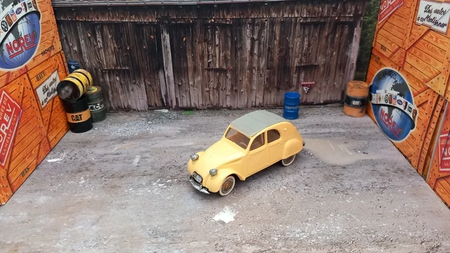 Norev Plastique Ancienne Citroen 2 Cv Az Luxe Servodir  / Idem Mi