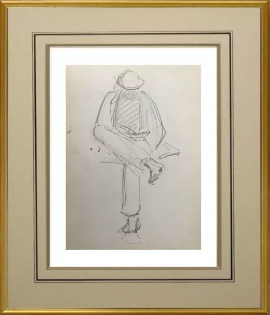 Charles WISLIN (1852-1932) Inédit dessin Scène Animée en Bretagne Fin XIX° (28)
