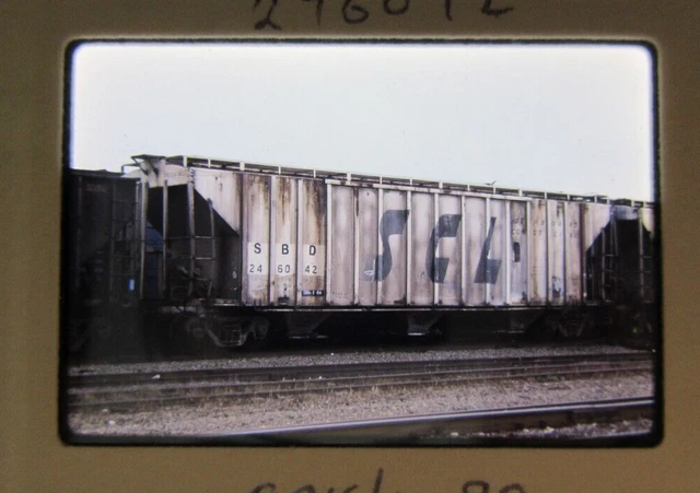 Original '90 Kodachrome Slides SCL Seaboard Coast Line 246042 Covered Hop  39E22