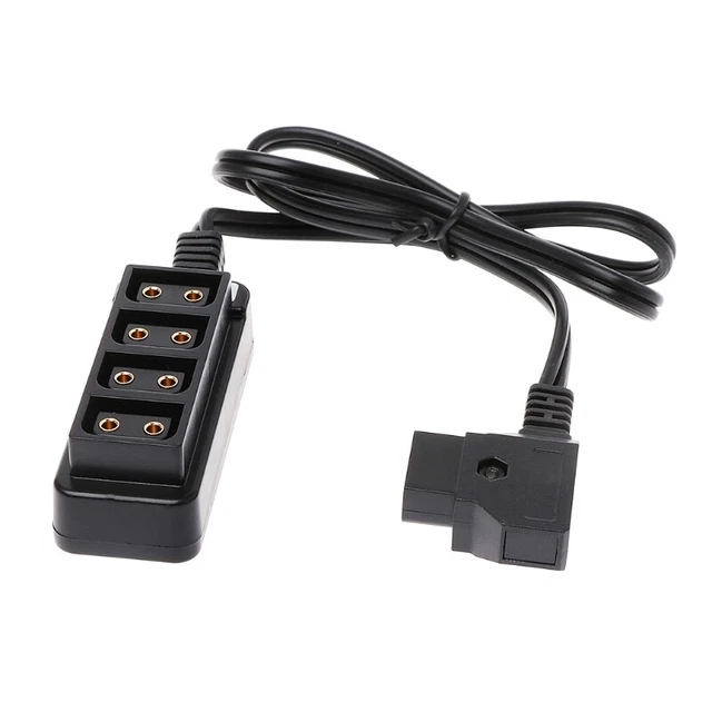 D Tap Power Adapter, Black D Tap Male to 4 Port D Tap Female Splitter D Tap Power Adapter, Black D Tap Male to 4 Port D Tap Female Splitter