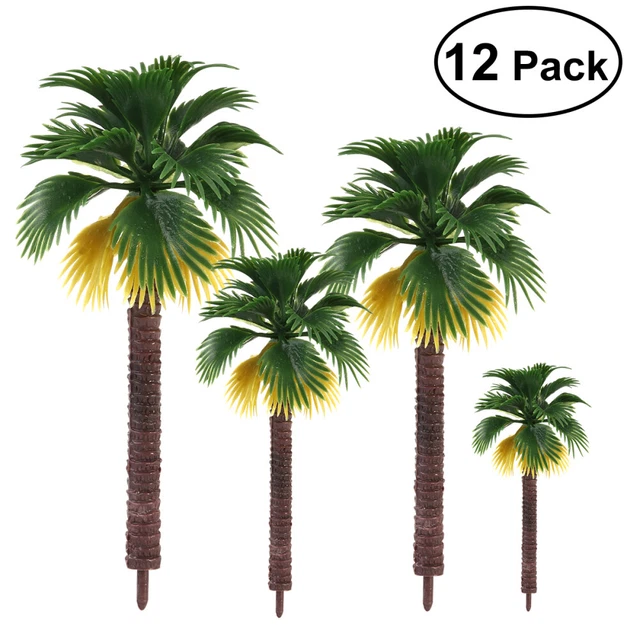 Set di 10 alberi modello 11 cm per treno ferroviario giardino paesaggio