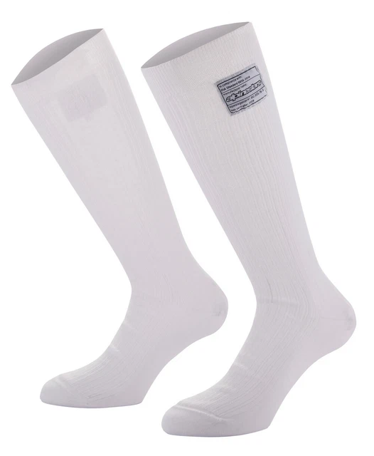 Alpinestars Usa 4704021-20-L Socks Race V4 White Large Tire Snow Chain