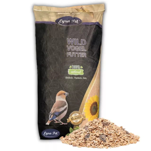 25 kg Fettfutter Ganzjahres Wildvogelfutter Mischfutter Streufutter Lyra Pet®