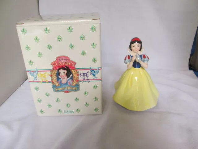 Schmid Disney Snow White Rotating Music Box Figure Some Day My Prince Will Come