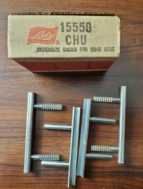 Lisle 15550 Undersize Rack set for 15000 hone  2-3/4 to 3-3/4 inch,new old stock