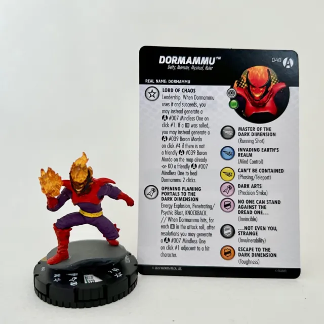 DORMAMMU MARVEL Heroclix.  # 048 SR Avengers Fantastic Four EMPYRE with CARD