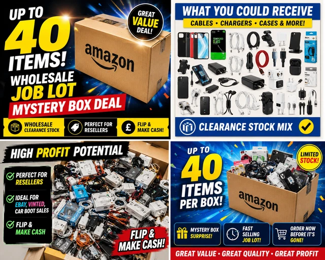 LARGE JOB LOT Stock Clearance Deal Wholesale Mixed items 3000