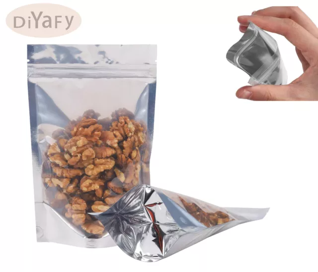 Mylar Food Grade Foil Pouches Self-Seal Gift Packaging for Elegant Presentation