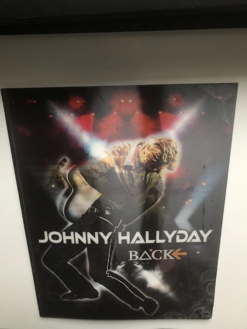 JOHNNY HALLYDAY FLASHBACK Programme Couverture Hologramme, Bien Lire ...