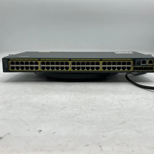 Cisco WS-C2960S-48TS-L 48-Port Gigabit Ethernet Stackable LAN Switch