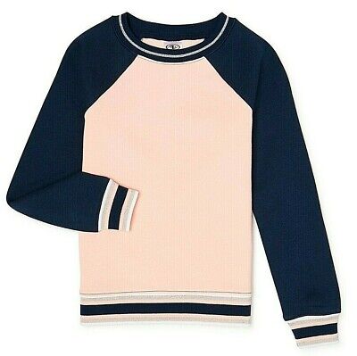 Athletic Works Girls Fleece Sweatshirt Size X-LARGE (14-16) Peach Sorbet New