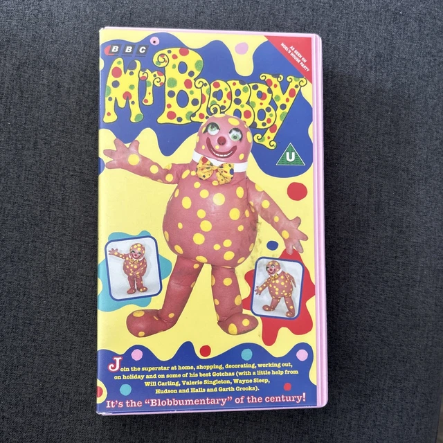 MR BLOBBY VHS Video 1993 BBC Noel s House Party Gotcha great Condition 