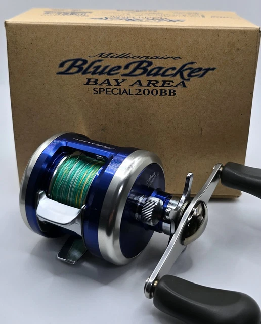 リール Daiwa 200BB BlueBacker Bay Area Special Used Daiwa Millionaire Bay Area Special 200BB Blue Backer
