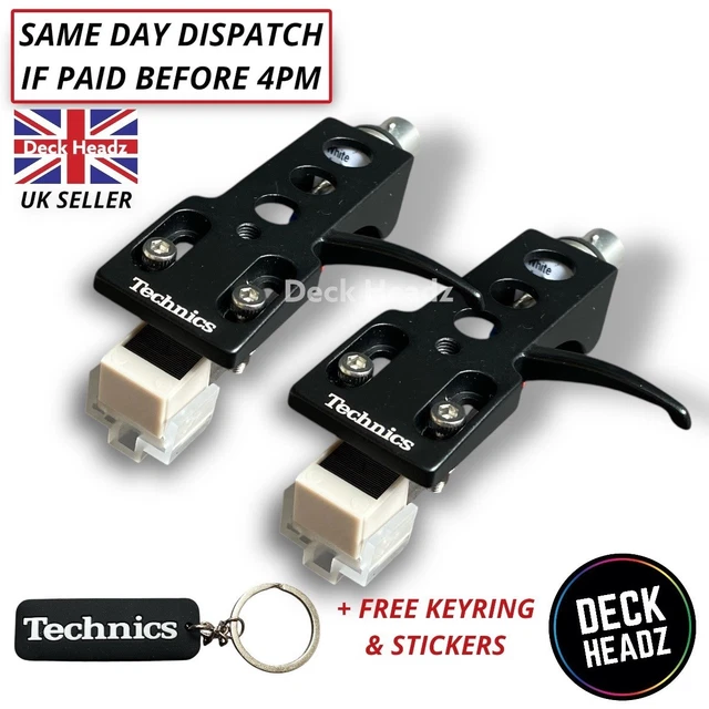 New Headshell Cartridge & Stylus Combo For DJ Turntables - Fits Numark, Technics, Pioneer, Universal Fit 2 thumbnail image