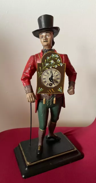 Alte Figurenuhr Schwarzwälder Männchen UHR  mechanisch