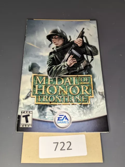 Medal Of Honor Frontline PS2 Sony Playstation 2 **MANUAL ONLY**