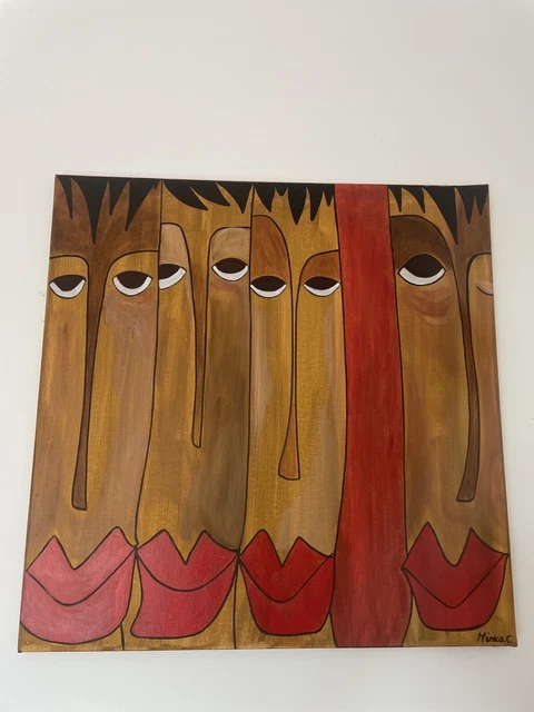 Cuadro Pintado A Mano Acrilico Sobre Lienzo