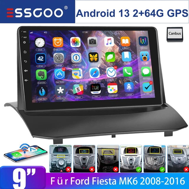 Radios Con Apple Carplay Radio De Coche 8 CORE 2G 64G Para Toyota RAV4 2007-2011 Con CarPlay/Android Auto, Podofo 10.1 Pulgadas 1280 X 720P IPS Pantalla Táctil Estéreo Android 13 GPS WiFi Bluetooth