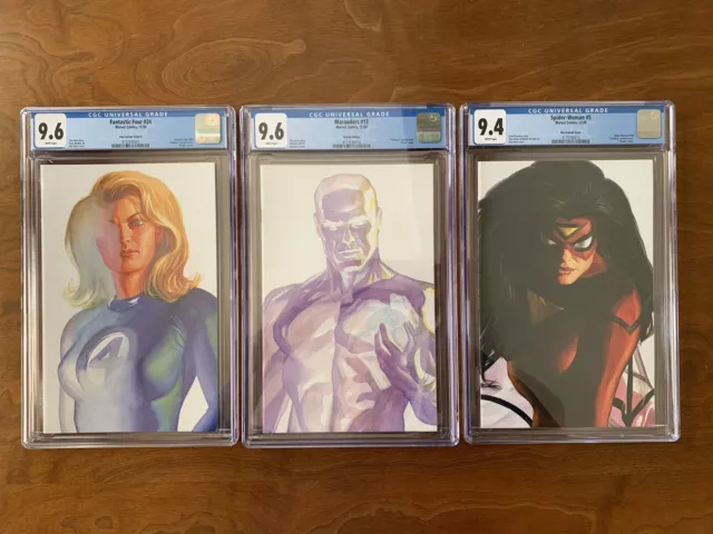 Alex Ross TIMELESS Heroes (2020) Lot🔥Iceman Spider-Woman🔥CGC 9.4 & 9.6 Not 9.8