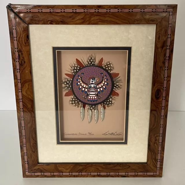 Kenneth Banks Native American Artist Thunderbird Visioning Shield Signed 56/250