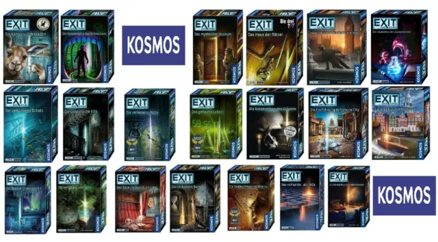 KOSMOS - EXIT - ERWACHSENE - KIDS - AUSWAHL (Escape-Room) # NEU OVP