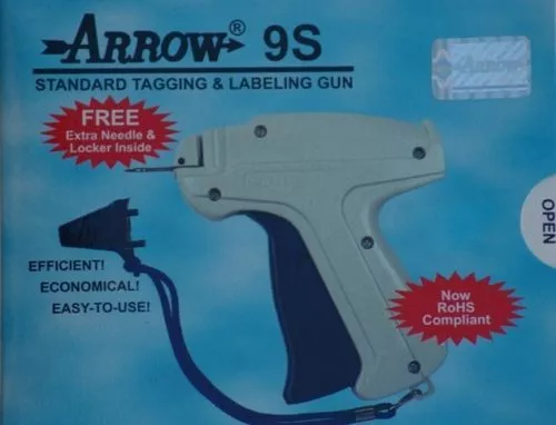 Arrow Price Tag Gun Extra Needle 1000 1" BLACK Barbs Clothing Tagging Attacher