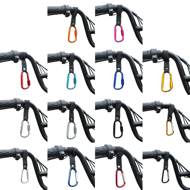 STURDY CARABINER CLIP for Bicycles Electric Scooters Strollers
