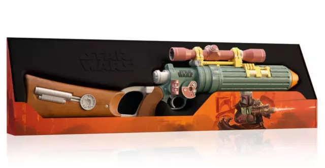 Star Wars Nerf Loba Fett Mandalorian Blaster 76 CM Life Size Hasbro En Brown Box 2