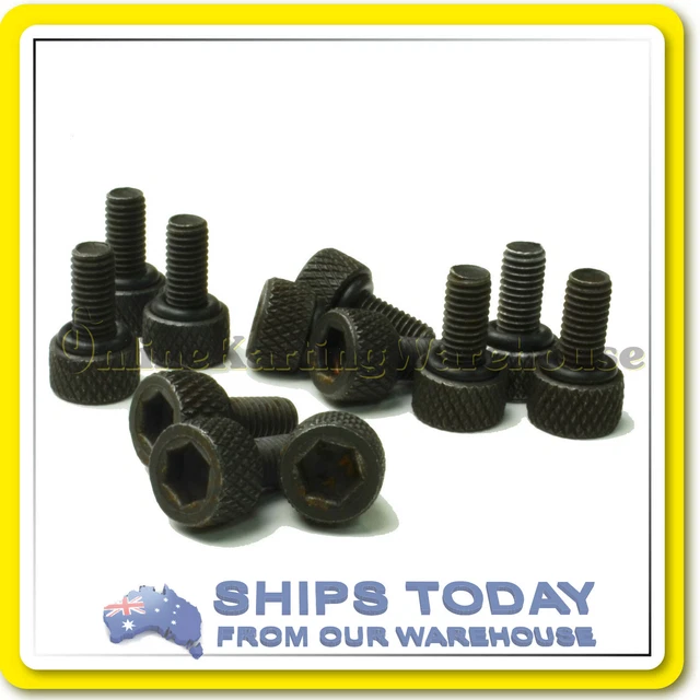 GO KART BEAD LOCKS MEDIUM SET of 12 SUIT GO KART RIMS GENUINE BEAD