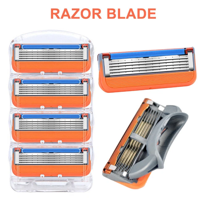 Recargas de cuchillas compatibles 16 piezas para afeitar Gillette Razor Shaving Fusion 5 Proglide Pk