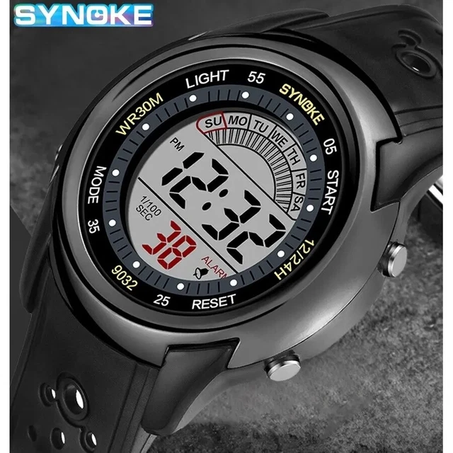 Montre Sport Multifonction Synoke Argentée - Unisexe - Neuf Avec étiquettes