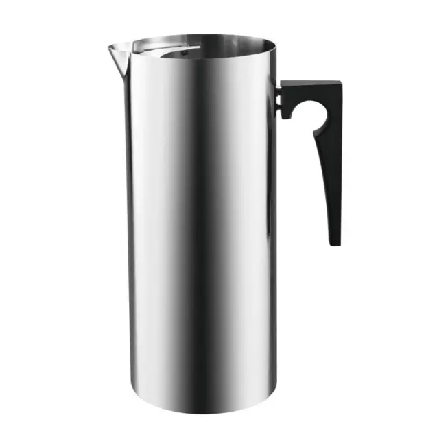 Stelton AJ Kanne mit Eislippe 2 L. Designer Saftkanne Behälter Edelstahl