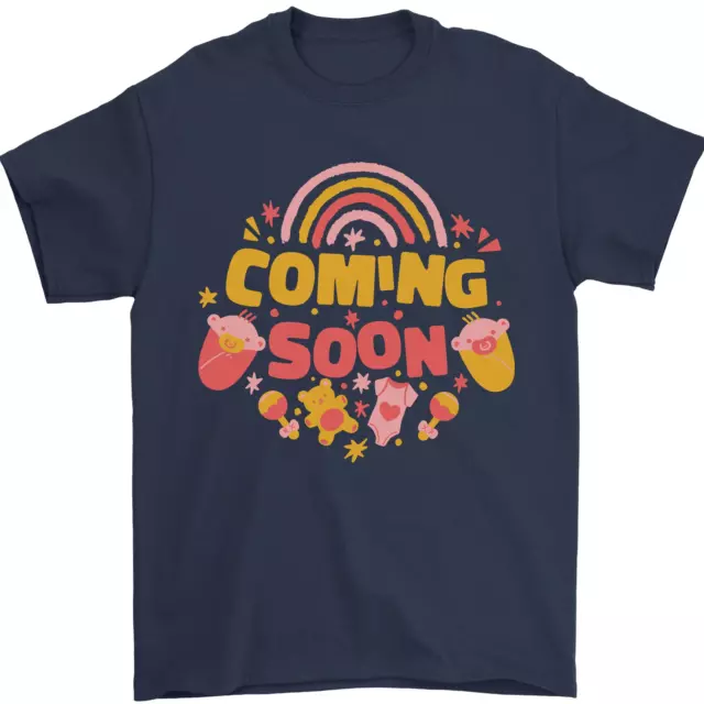 Coming Soon Nuevo para Bebé Embarazo Hombre Camiseta 100% Algodón