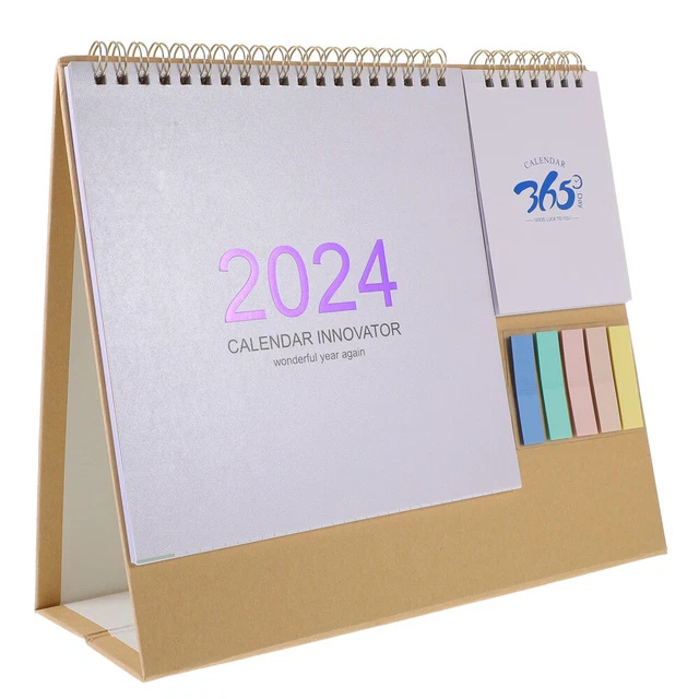 Calendario Perpetuo Da Tavolo Minimalista - Design Moderno Per Casa O Ufficio - Foto 6