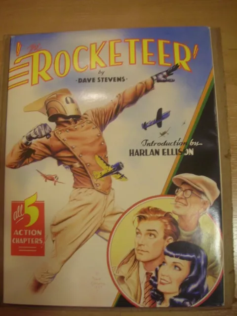 Rocketeer Dave Stevens Estate 1985 Signed Graphitti Designs Ltd Ed HC Hardcover