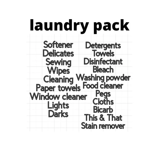 laundry labels