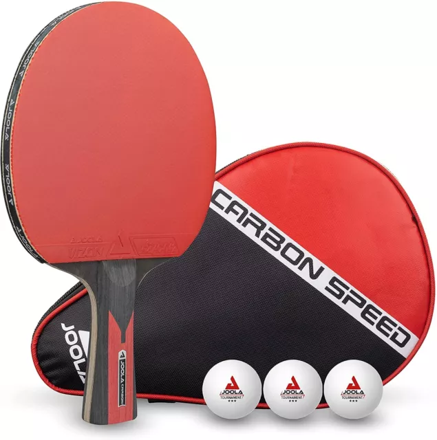 JOOLA Tischtennisschläger Carbon Speed, Tischtennis TT Schläger Profischläger