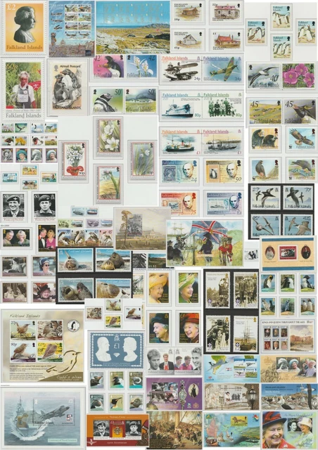 Falkland Inseln Nicht Gefaßt Postfrisch Sets Blätter MNH 2000-2010