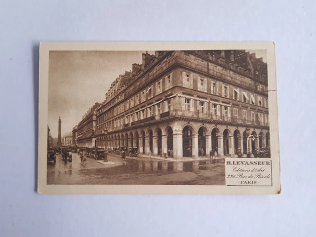 CPA Paris, Levasseur editeur, 230 rue de rivoli, 192?
