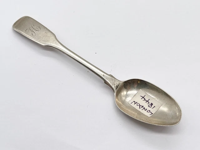 ANTIQUE 1844 Samuel Hayne & Dudley Cater  SOLID STERLING SILVER DESERT  SPOON