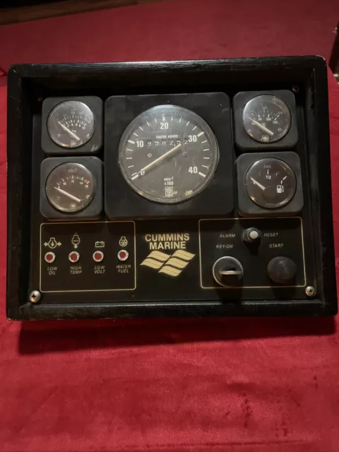 Cummins Marine OEM Analog Marine Instrument Panel