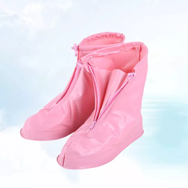 Couvre-chaussures imperméable à la pluie d'été, épais, antidérapant,  résistant à l'usure, pratique